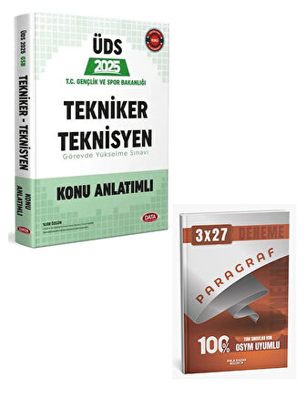 Data 2025 GYS ÜDS Gençlik ve Spor Bakanlığı Tekniker Teknisyen Konu Anlatımlı+Anla Kazan Paragraf
