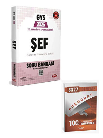 Data 2025 GYS Gençlik ve Spor Bakanlığı Şef Soru Bankası+Anla Kazan Paragraf