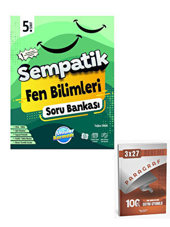 Ünlüller 2026 5.Sınıf Sempatik Fen Bilimleri Soru Bankası+Anla Kazan Paragraf