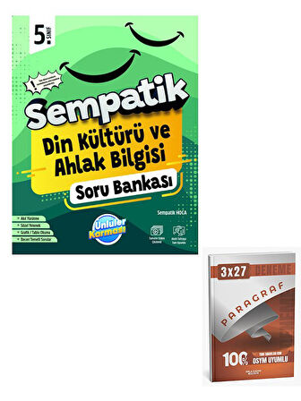 Ünlüller 2026 5 Sınıf Sempatik Din Kültürü ve Ahlak Bilgisi Soru Bankası+Anla Kazan Paragraf