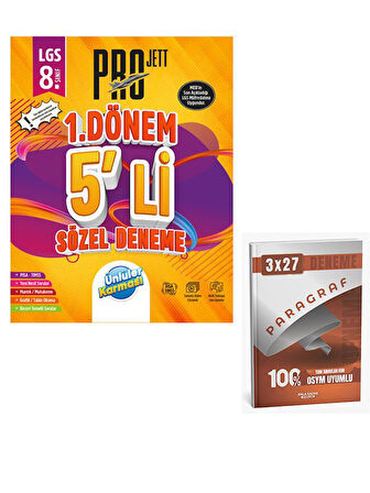 Ünlüller 2026 Projett Sözel 1 Dönem 5'li Deneme+Anla Kazan Paragraf