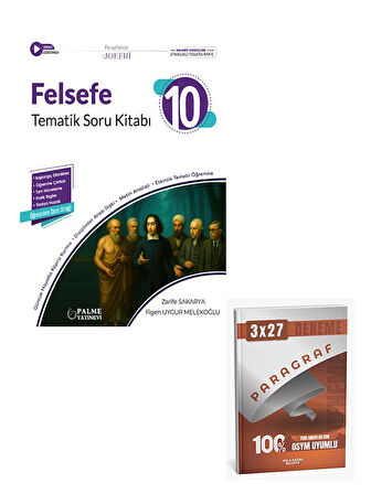 Palme 2026 10. Sınıf Felsefe Joker Tematik Soru Kitabı+Anla Kazan Paragraf