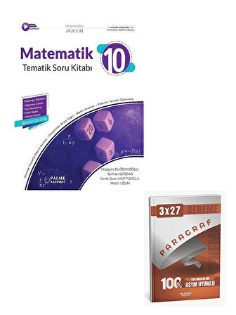 Palme 2026 10. Sınıf Matematik Joker Tematik Soru Kitabı+Anla Kazan Paragraf