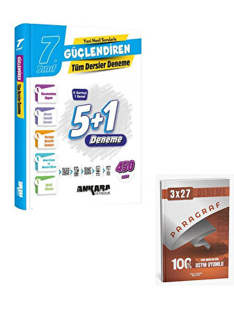 Ankara 2026 7. Sınıf Tüm Dersler Güçlendiren Denemeleri+Anla Kazan Paragraf