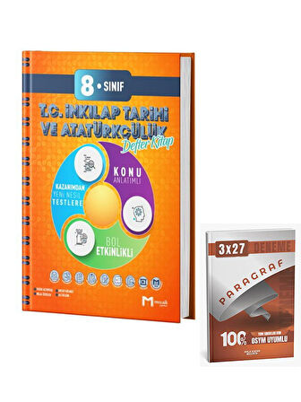Mozaik 2026 8. Sınıf T.C. İnkılap Tarihi ve Atatürkçülük Defter Kitap+Anla Kazan Paragraf