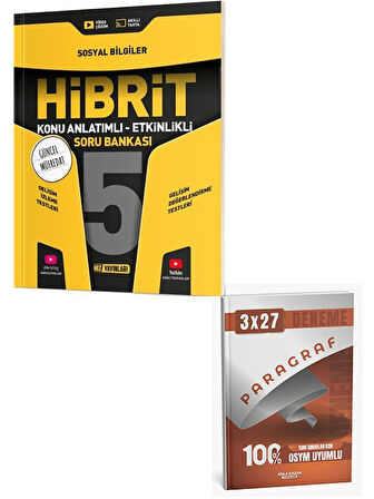 Hız 2026 5. Sınıf Sosyal Bilgiler HİBRİT Konu Anlatımlı Etkinlikli Soru Bankası+Anla Kazan Paragraf