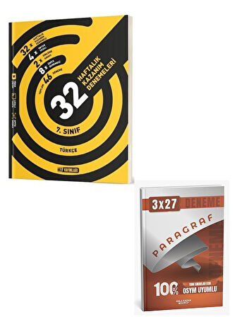 Hız 2026 7. Sınıf Türkçe 32 Haftalık Kazanım Denemeleri+Anla Kazan Paragraf