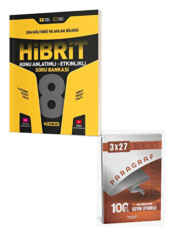 Hız 2026 8. Sınıf Din Kültürü ve Ahlak Bilgisi HİBRİT Konu Anlatımlı Etkinlikli Soru Bankası+Anla Kazan Paragraf