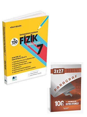 Nihat 2026 TYT Fizik Fasikülleri 7 Elektrik ve Manyetizma 2+Anla Kazan Pargraf