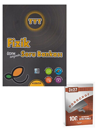 Endemik 2026 TYT Fizik Soru Bankası+Anla Kazan Paragraf