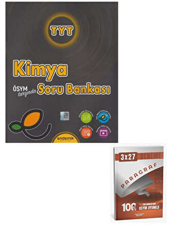 Endemik 2026 TYT Kimya Soru Bankası+Anla Kazan Paragraf