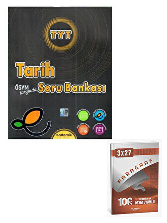 Endemik 2026 TYT Tarih Soru Bankası+Anla Kazan Paragraf
