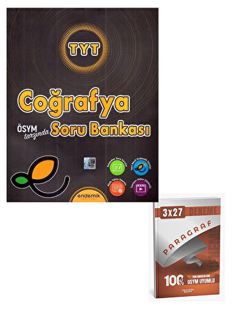 Endemik 2026 TYT Coğrafya Soru Bankası+Anla Kazan Paragraf