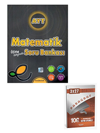 Endemik 2026 AYT Matematik Soru Bankası+Anla Kazan Paragraf