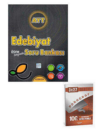 Endemik 2026 AYT Edebiyat Soru Bankası+Anla Kazan Paragraf