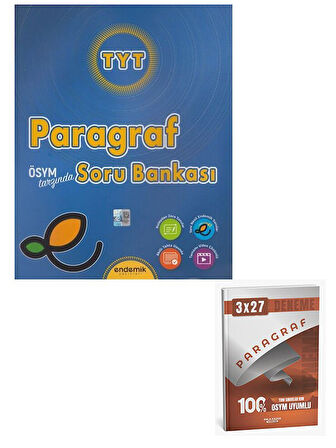 Endemik 2026 TYT Paragraf Soru Bankası+Anla Kazan Paragraf