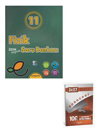 Endemik 2026 11. Sınıf Fizik Soru Bankası+Anla Kazan Paragraf