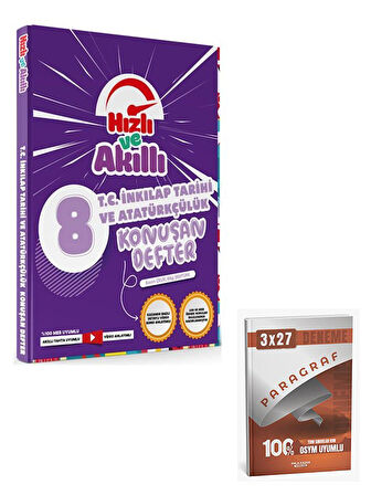 Tammat 2026 8. Sınıf LGS T.C. İnkılap Tarihi ve Atatürkçülük Hızlı ve Akıllı Defter Konuşturan Defter+Anla Kazan Paragraf