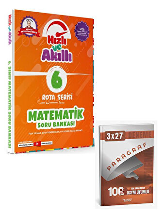 Tammat 2026 6. Sınıf Matematik Rota Serisi Hızlı ve Akıllı Soru Bankası+Anla Kazan Paragraf