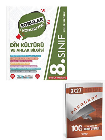 Pruva 2026 8. Sınıf Din Kültürü ve Ahlak Bilgisi Sorular Konuşuyor Soru Bankası+Anla Kazan Paragraf