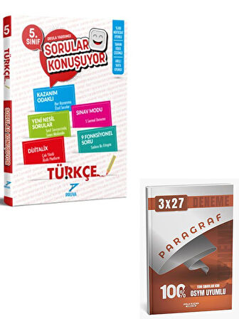 Pruva 2026 5. Sınıf Türkçe Sorular Konuşuyor+Anla Kazan Paragraf