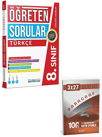 Pruva 2026 8. Sınıf Türkçe Öğreten Soru Bankası+Anla Kazan Paragraf