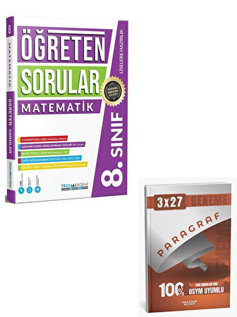 Pruva 2026 8. Sınıf Matematik Öğreten Soru Bankası+Anla Kazan Paragraf