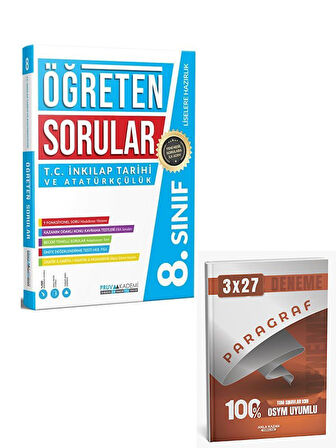 Pruva 2026 8. Sınıf T.C. İnkılap Tarihi ve Atatürkçülük Öğreten Soru Bankası+Anla Kazan Paragraf