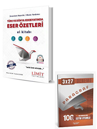 Limit 2026  Türk ve Dünya Edebiyatında Eser Özetleri El Kitabı+Anla Kazan Paragraf