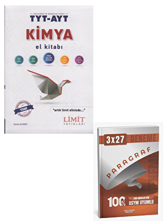 Limit 2026 TYT AYT Kimya El Kitabı+Anla Kazan Paragraf