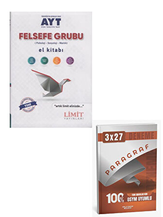 Limit 2026 AYT Felsefe Grubu El Kitabı+Anla Kazan Paragraf