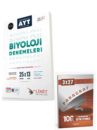 Limit 2026 AYT 25 li Biyoloji Deneme+Anla Kazan Paragraf