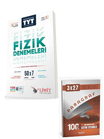 Limit 2026 TYT 50 li Fizik Denemeleri+Anla Kazan Paragraf