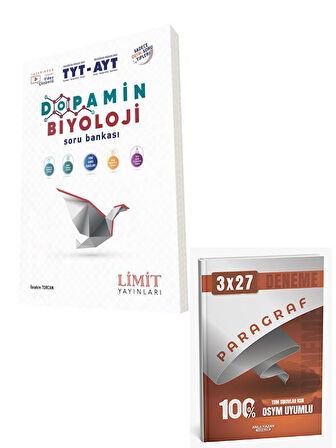 Limit 2026 TYT AYT Dopamin Biyoloji Soru Bankası+Anla Kazan Paragraf