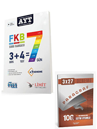 Limit 2026 AYT FKB Soru Bankası+Anla Kazan Paragraf