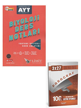 Limit 2026 AYT Biyoloji Ders Notları+Anla Kazan Paragraf