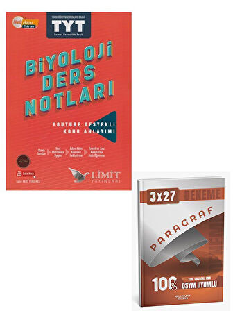 Limit 2026 TYT Biyoloji Ders Notları+Anla Kazan Paragraf