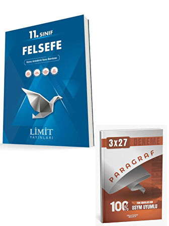 Limit 2026 11. Sınıf Felsefe Konu Anlatımlı Soru Bankası+Anla Kazan Paragraf