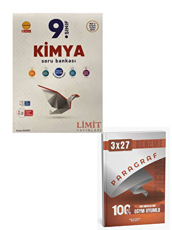 Limit 2026  9. Sınıf Kimya Soru Bankası+Anla Kazan Paragraf