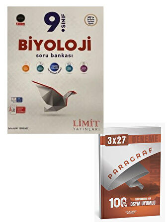 Limit 2026 9. Sınıf Biyoloji Soru Bankası+Anla Kazan Paragraf