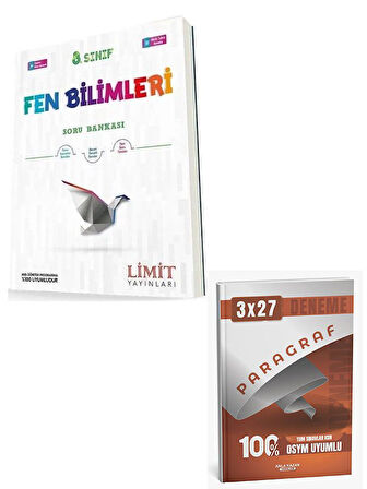 Limit 2026 8. Sınıf LGS Fen Bilimleri Soru Bankası+Anla Kazan Paragraf