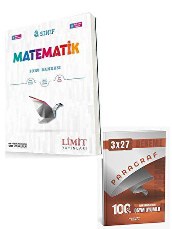 Limit 2026 8. Sınıf Matematik Soru Bankası+Anla Kazan Paragraf