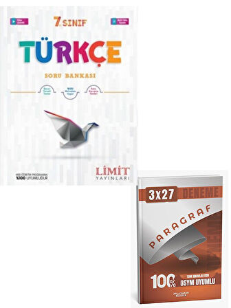 Limit 2026 7. Sınıf Türkçe Soru Bankası+Anla Kazan Paragraf
