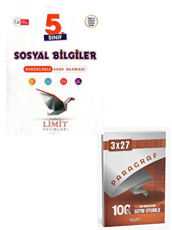 Limit 2026 5. Sınıf Sosyal Bilgiler Etkinlikli Soru Bankası+Anla Kazan Paragraf