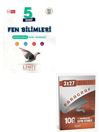 Limit 2026 5. Sınıf Fen Bilimleri Etkinlikli Soru Bankası+Anla Kazan Paragraf