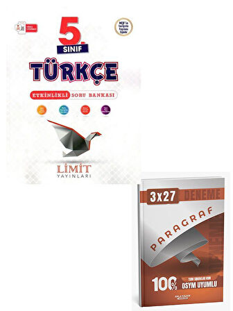 Limit 2026 5. Sınıf Türkçe Etkinlikli Soru Bankası+Anla Kazan Paragraf