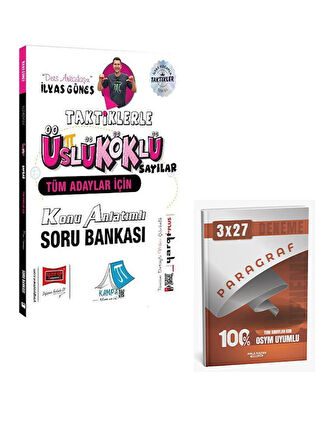 Yargı 2026 YKS TYT AYT KPSS Taktiklerle Üslü-Köklü Sayılar Konu Anlatımlı Soru Bankası+Anla Kazan Paragraf