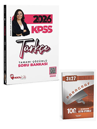 HocaKafası 2026 KPSS Türkçe Soru Bankası Çözümlü+Anla Kazan Paragraf