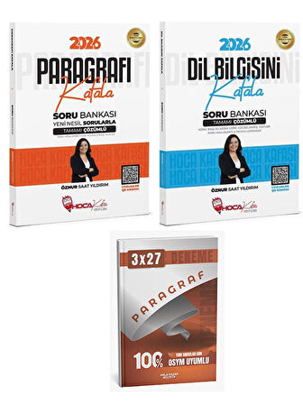 HocaKafası 2026 KPSS TYT ALES DGS Paragrafı + Dil Bilgisi Kafala Soru Bankası 2 li Set+Anla Kazan Paragraf