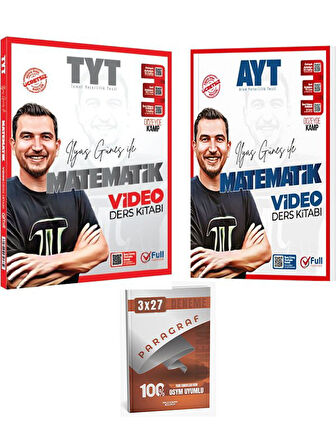 Full Matematik 2026  TYT+AYT  Matematik Video Ders Kitabı+Anla Kazan Paragraf